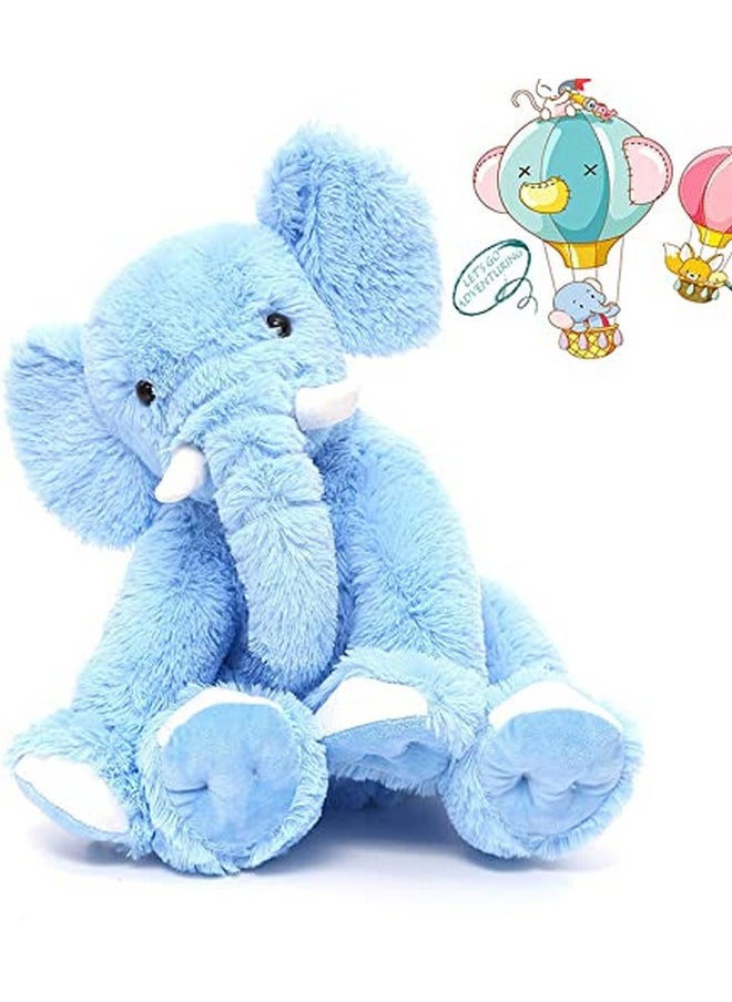 Frantic 32CM Sky Lucky Elephant Soft Toy for Kids Playing Toy, Birthday Gift (32CM_LuckyElephant_RabbitF_Sky)