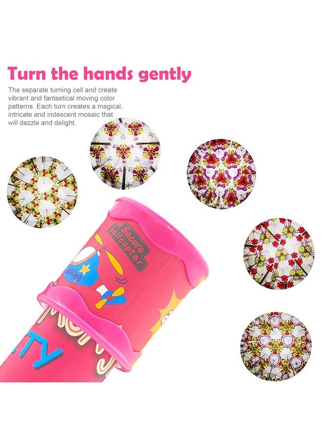 VGRASSP Colorful and Magical Rotating Classic Kaleidoscope Toy for Kids with Many Beautiful Patterns - Perfect Birthday Return Gift - Color and Design As Per Stock (Pack of 12)