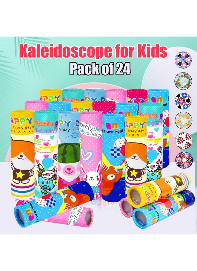 FunBlast Kaleidoscope for Kids, (Pack of 24) Best Birthday Return Gifts for Kids, Magical Kaleidoscopes, Kaleidoscope for Kids Return Gift, Toy for Kids, Return Gifts for Kids (Color May Vary) (24)