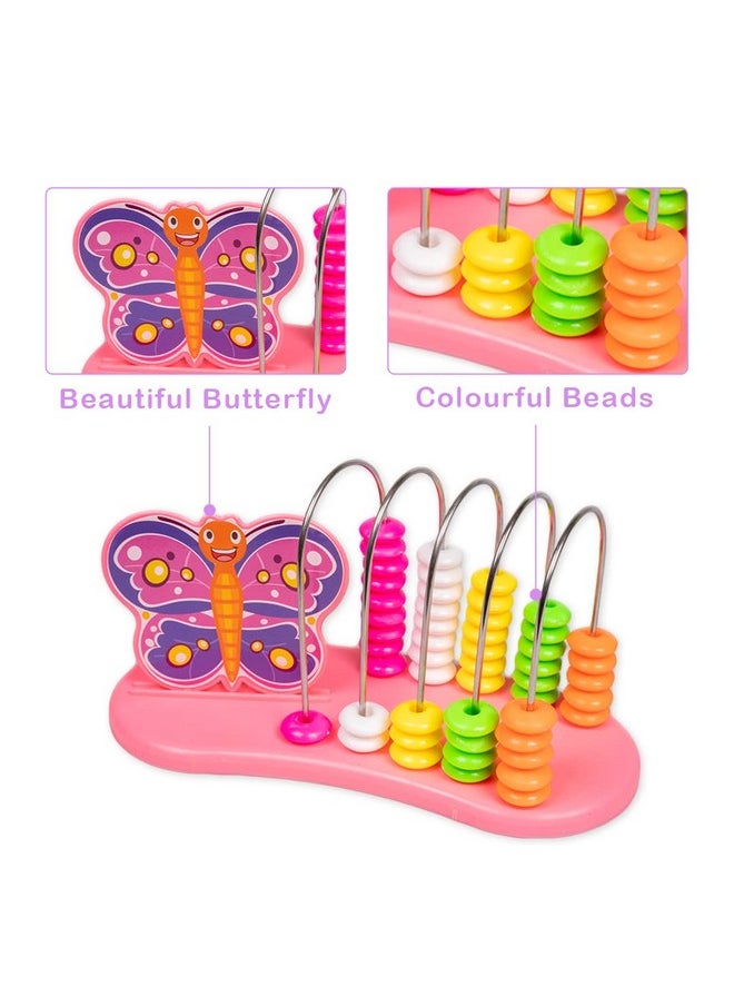 Ratna's My First Abacus Butterfly | Learning Kit to Enhance Counting, Addition, Subtraction Skills for Kids