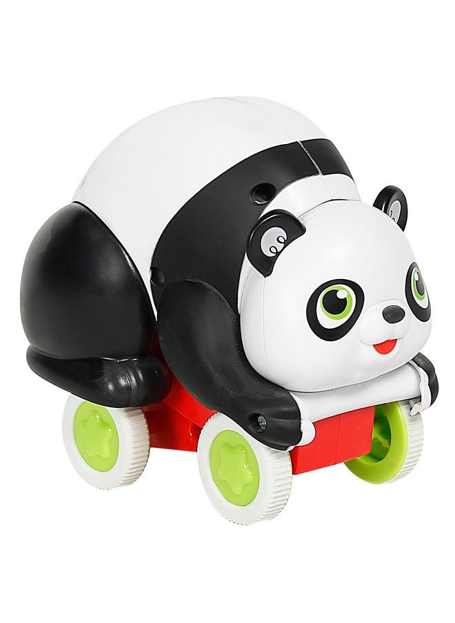 Shooting Star Rolling Panda for Unlimited Play & Fun, Black & White, 12M+