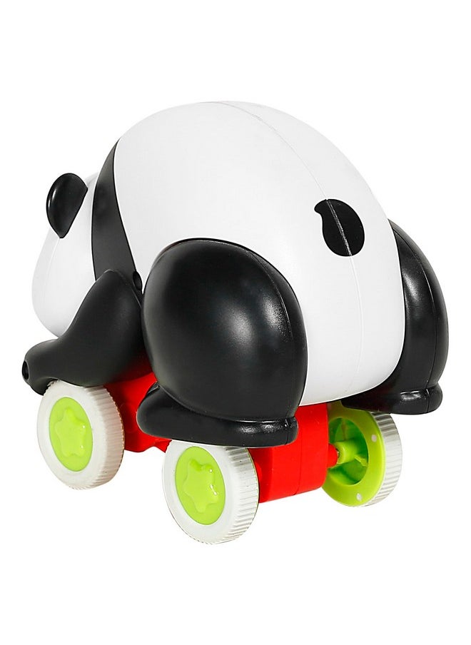 Shooting Star Rolling Panda for Unlimited Play & Fun, Black & White, 12M+
