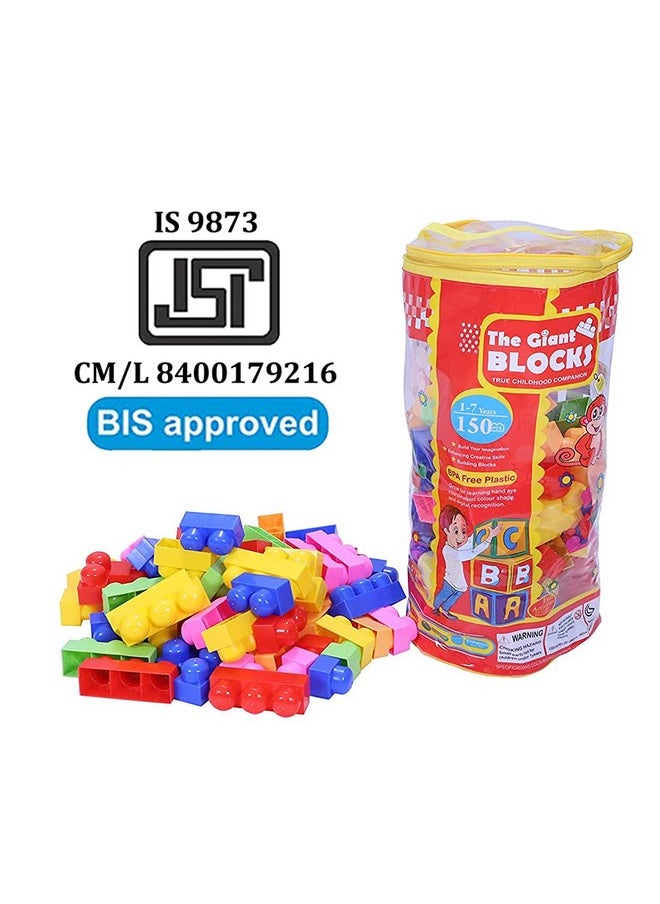 Toyzone Building Blocks | Building Blocks Game | Educational Toy | Smart Activity Fun & Learning Blocks | Colorful Blocks | Block Puzzle | for Kids Age 1-7 Years (Building Blocks - 90 pcs)