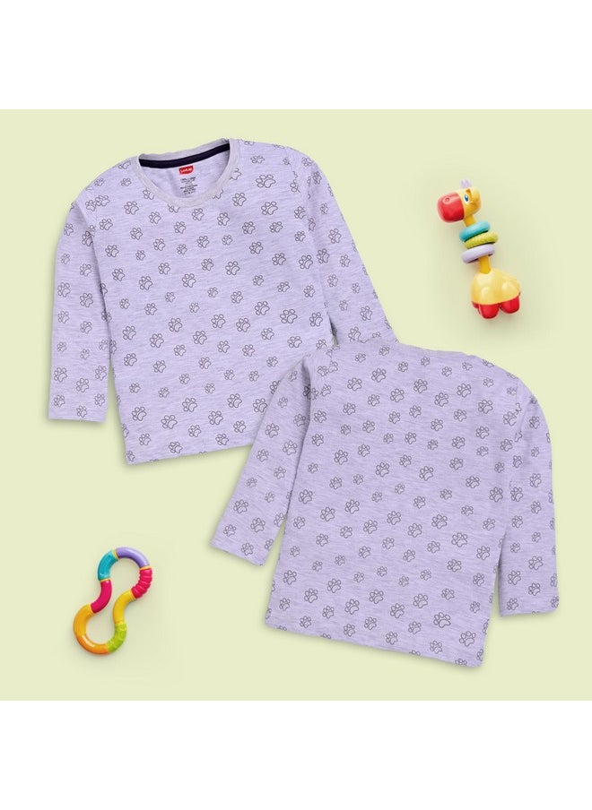 LuvLap Regular Fit F/S Boys T-Shirt (904922_Multicolour-2 18 to 24 Months)
