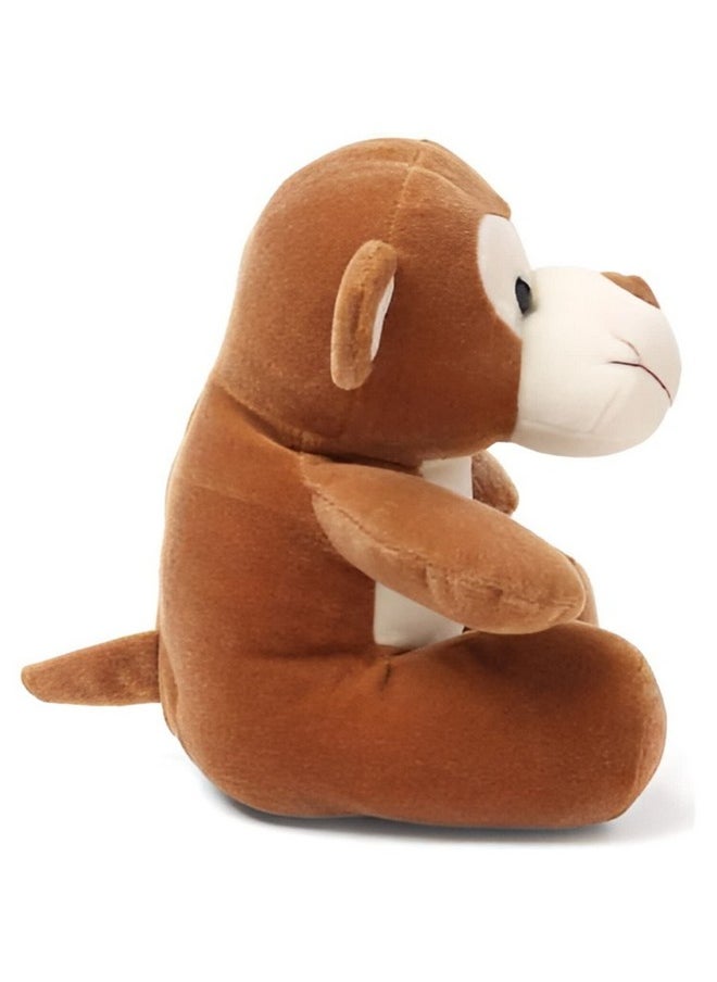 Babique Plush Soft Toy Cute Kids Animal Home Decor Boys/Girls/Baby (28 Cm, Monkey)