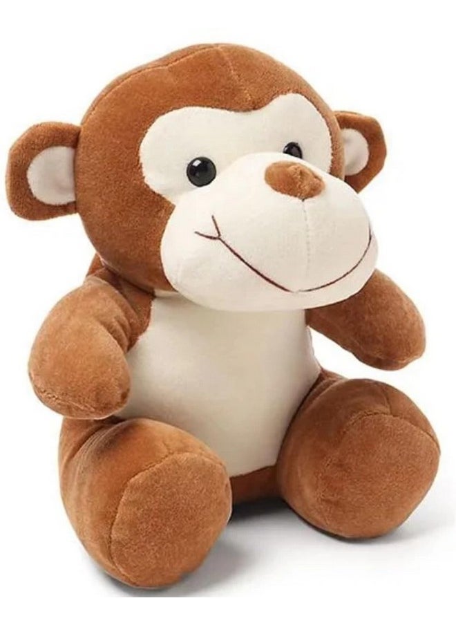 Babique Plush Soft Toy Cute Kids Animal Home Decor Boys/Girls/Baby (28 Cm, Monkey)