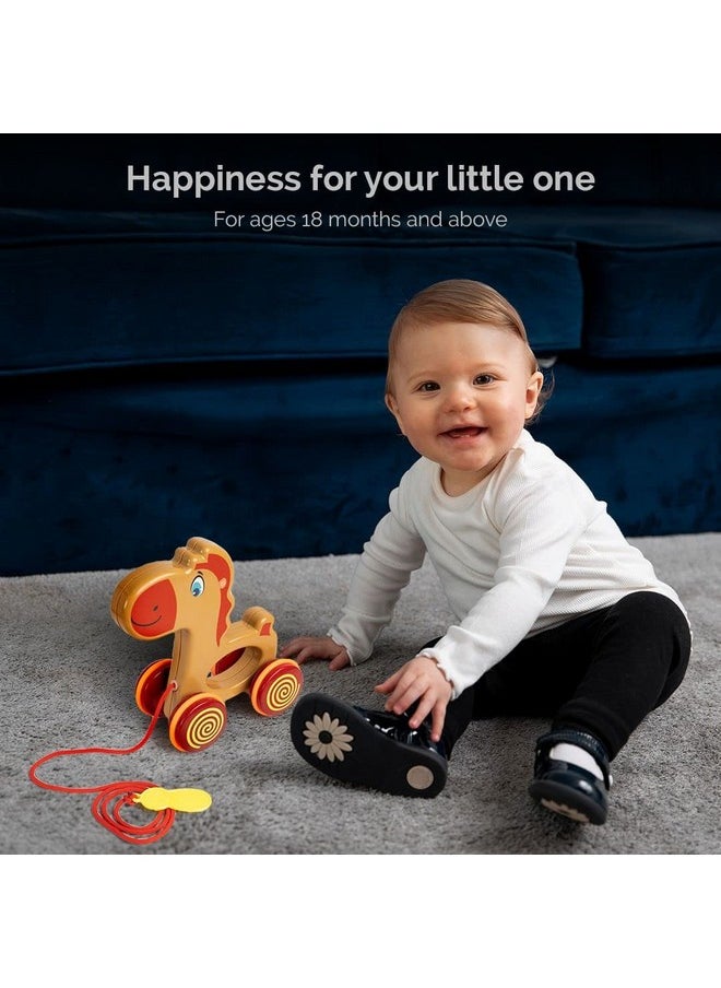 Ratna's Harry The Horse | to Walk & Play Pull Along Toy for Infant