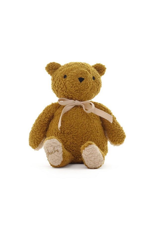 Pluchi Mr. Bear Cotton Knitted Stuffed Soft Toy (38cm X 20cm) (Honey Gold)