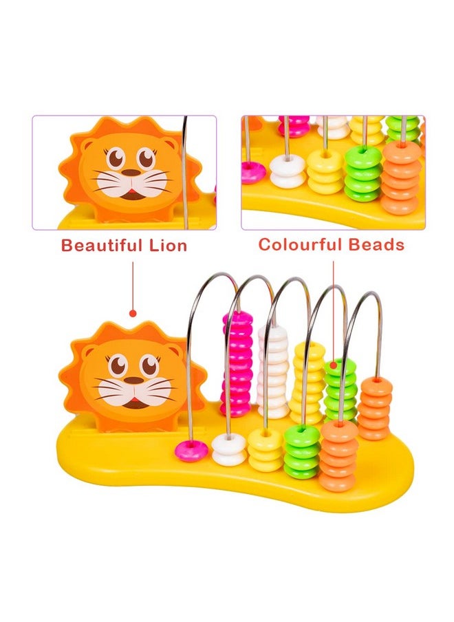 Ratna's My First Abacus Lion | Learning Kit to Enhance Counting, Addition, Subtraction Skills for Kids