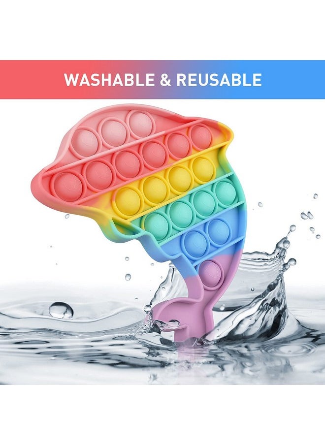 FunBlast 3 in 1 Pop It Fidget Toy, Real Silicone Pop it Fidget Toy, Pop It Fidget Toy (Multicolor)
