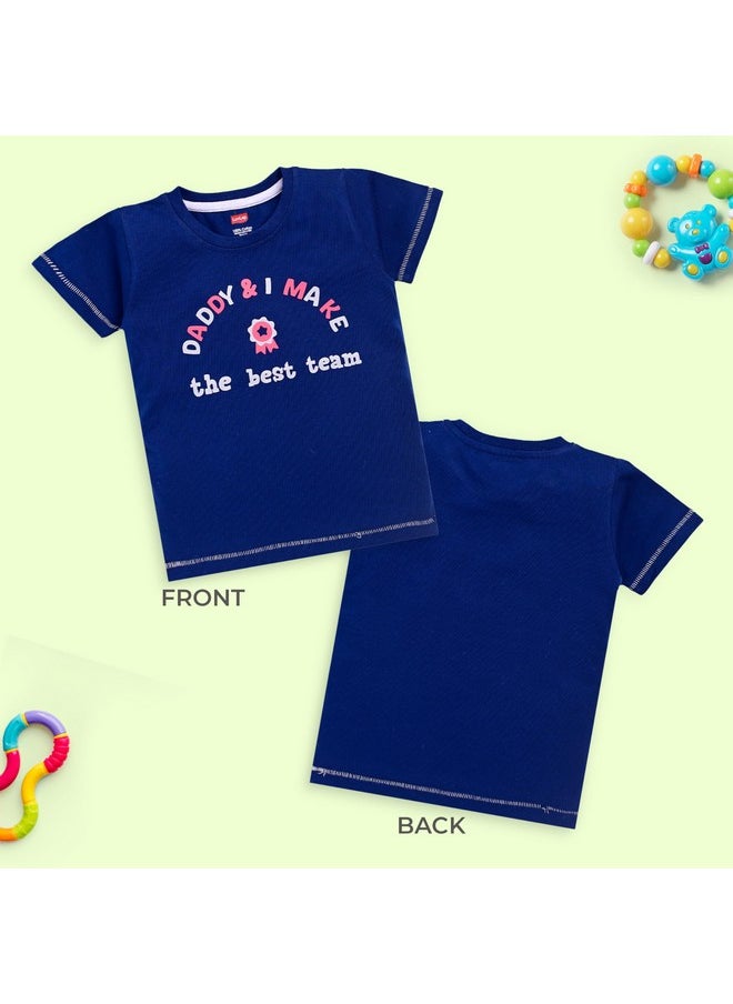 LuvLap Regular Fit H/S Boys T-Shirt (904610_Multicolour-2 6 to 12 Months)