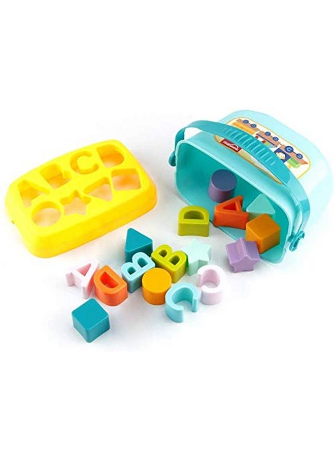Toyshine Baby's First Shape Sorting Blocks Learning- Educational Activity Toys with 16 Building Blocks - Multicolor (16 Pieces)