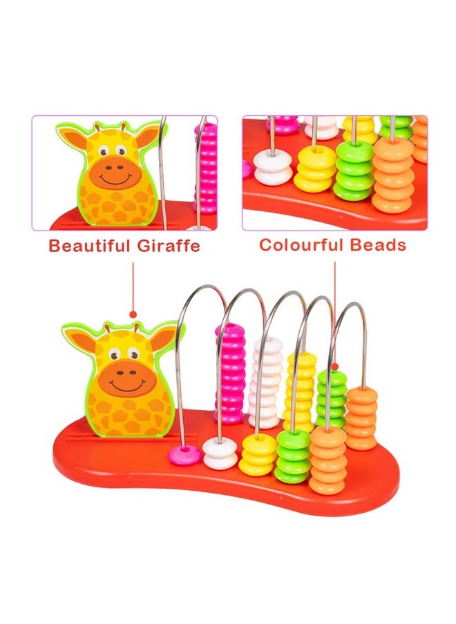 Ratna's My First Abacus Giraffe | Learning Kit to Enhance Counting, Addition, Subtraction Skills for Kids