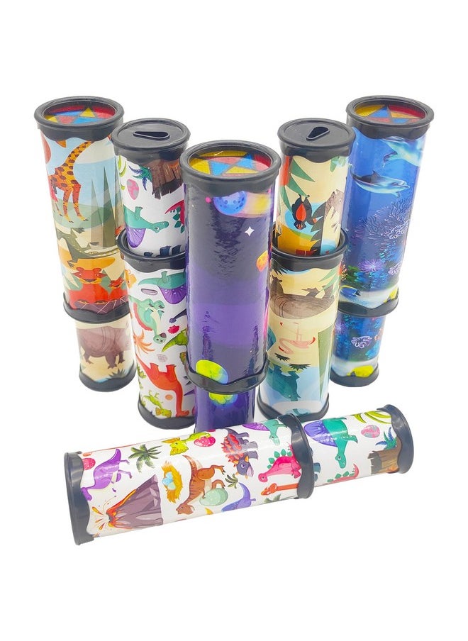 VGRASSP Classic Telescopic Kaleidoscope Toy for Kids - Magical Rotation for Viewing Colorful and Beautiful Patterns - Birthday Return Gift - Color and Design As Per Stock (Pack of 6)