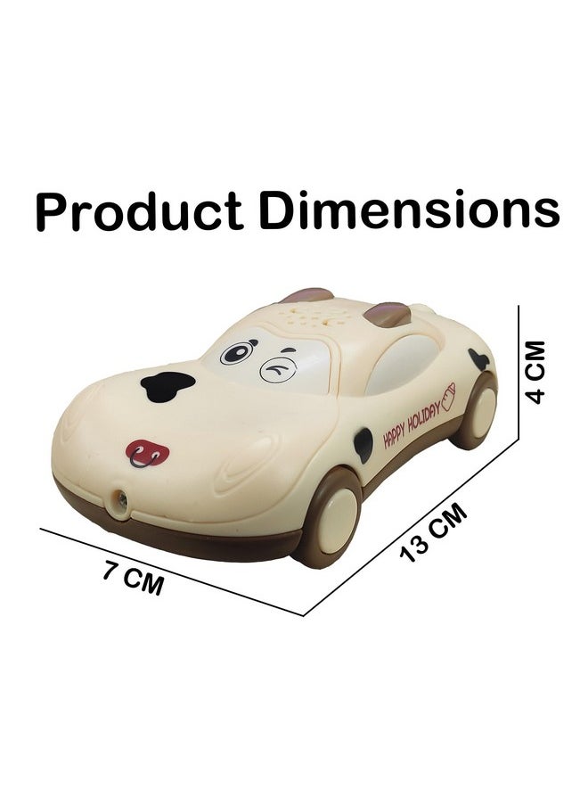 VGRASSP Pull Along Phone Car Toy for Kids - Lovely Model, Multiple Modes, Spreading Colorful Lights, Volume Adjustment, Dynamic Sound and Great Music - Multicolor (Color As Per Stock)
