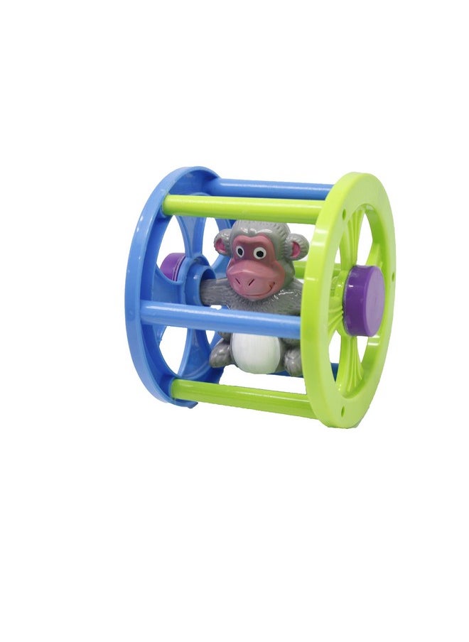 Ratna's Rolling Monkey for Infants. Roll it Ahead and it Will Come Back to You.
