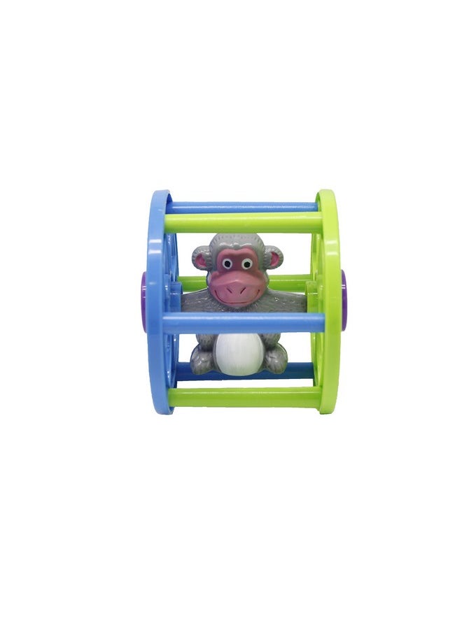 Ratna's Rolling Monkey for Infants. Roll it Ahead and it Will Come Back to You.