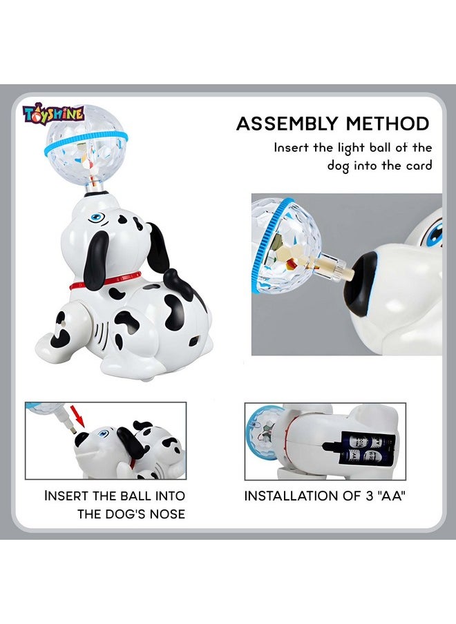 Toyshine Dancing Dog with Music Flashing Lights