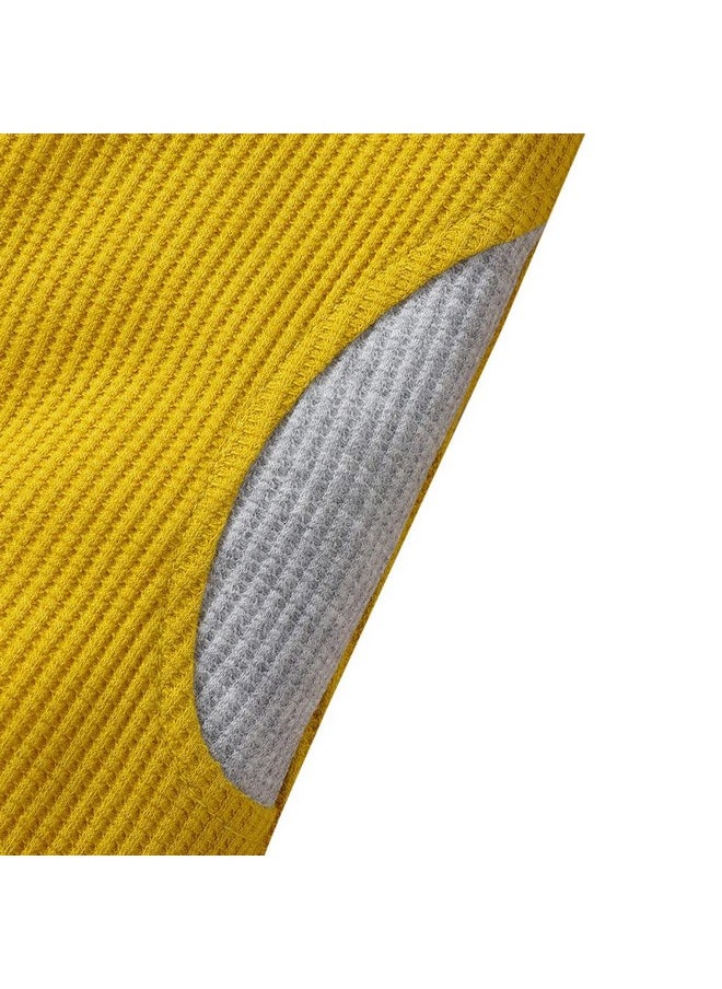 Hopscotch Boys Text Print Full-Sleeve Bodysuit In Yellow Color for Ages 6-9 Months