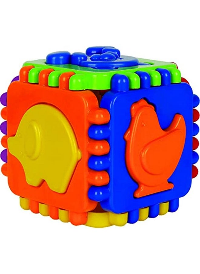 Toyzone Puzzle Cube-81364-block Game|Plastic Blocks|Learning Toy|Block Puzzle|Puzzle|Brick Game|Block Toy|Block for Kids (Puzzlecube)