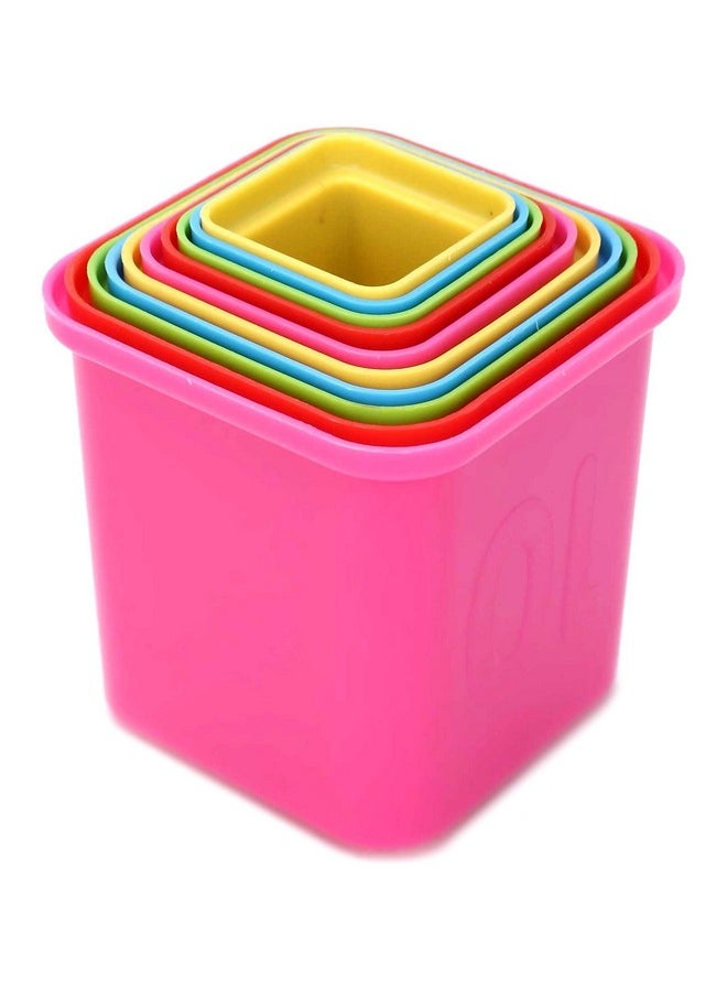 RATNA'S Sorting and Stacking Toddlers Toys (2 in 1 Build UP Cube & Shape SORTER Ball)