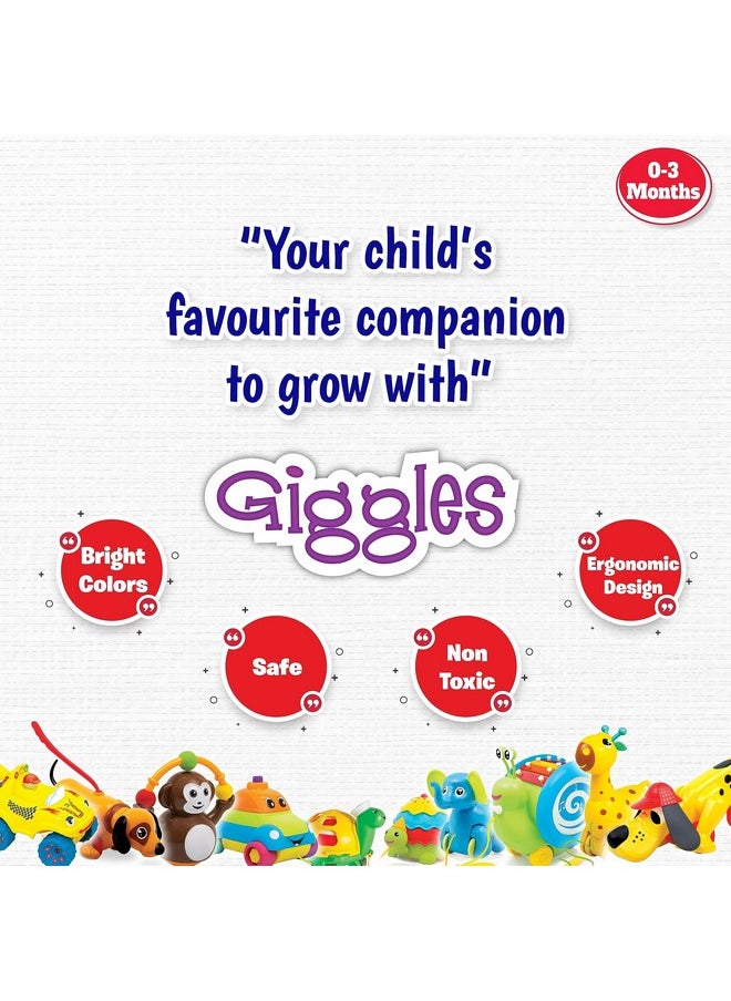 Giggles Funskool Giggles - Nuts And Bolts,Interlocking Educational Blocks,Shape&Colours,18 Months&Above,Infant And Preschool Toys,Multicolor