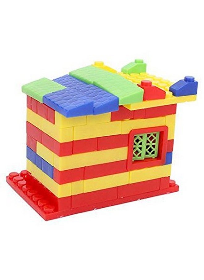 RATNA'S Sweet Home Junior Colorful Interlocking Blocks for Kids Ages 3+ to Build Their Own Sweet Home