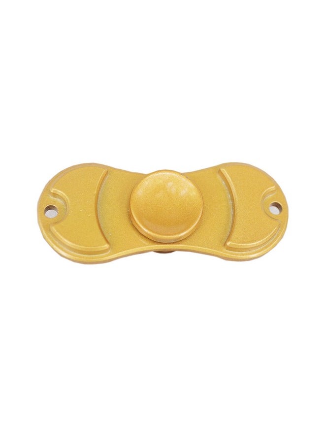 Premsons® Hand Spinner Desk Toy - High Speed Smooth Finger Spin Sensory Fidget Stress Relief Game Play for Kids & Adults - Birthday Party Gift - Combo - Football-A + Metal Gold Dual