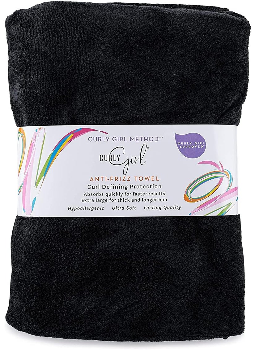 Curly Girl Towel Extra Large Microfiber Curly Hair Towel for Curls Its Ultra Soft and Hypoallergenic