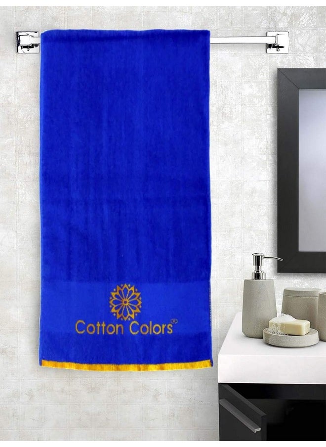 Cotton Colors Baby Bath Towel (Multicolor, Pack of 2)