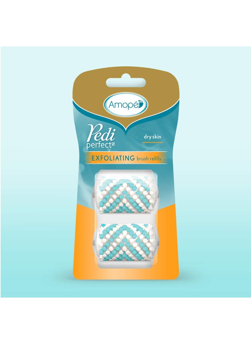 Amope Amope Pedi Perfect Electronic Foot File exfoliating Brush Refills 2 Refills for The Perfect Pedic 8 Count