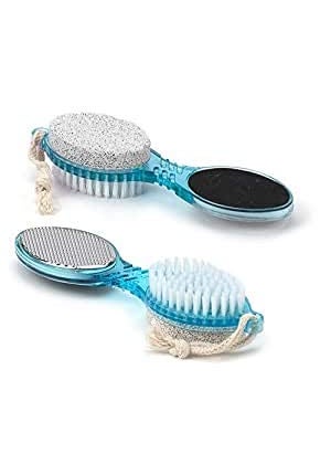 Cala 4in1 Pedicure Paddle Foot Care Tool Stone File Blue
