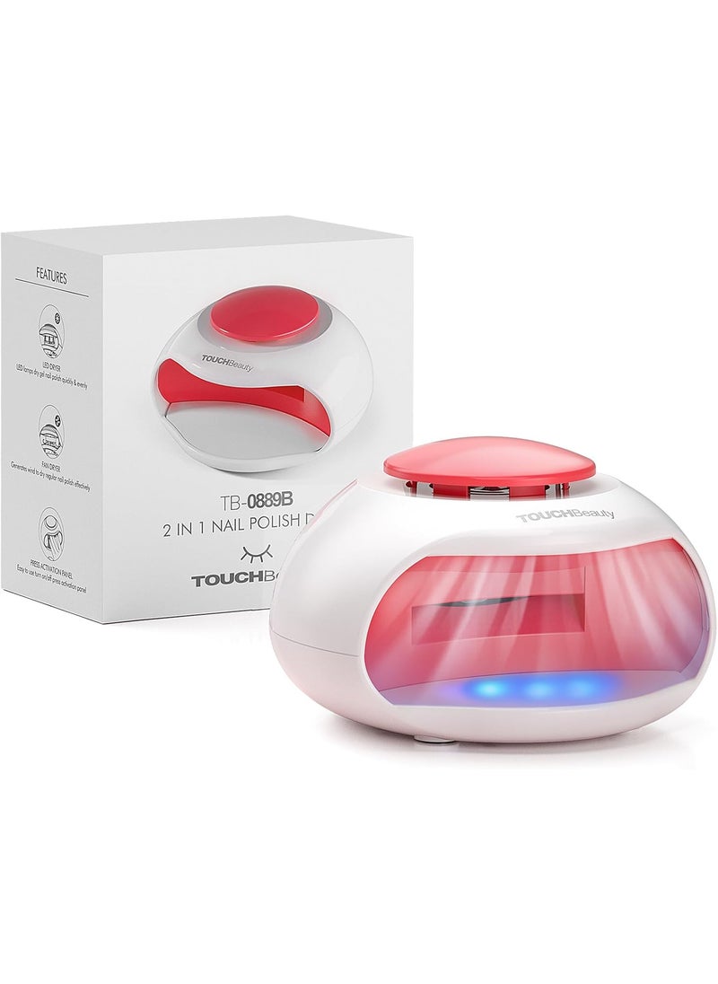 Portable Nail Fan Polish Dryer for Regular Polish Machine Quick Dry Safe for Skin Great Gift for Childrens Battery Powered NonHands Tanned Version