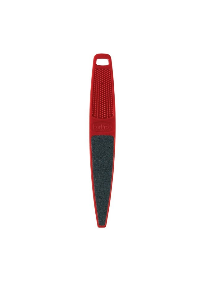 ForPro Professional Collection Red Panda Foot File, 60/100 Grit, Double-Sided Pedicure File for Feet and Heels, 10.5” L