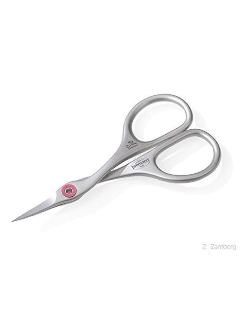 The Ring Lock System Stainless Steel Cuticle Scissors Tower point by Premax Italy