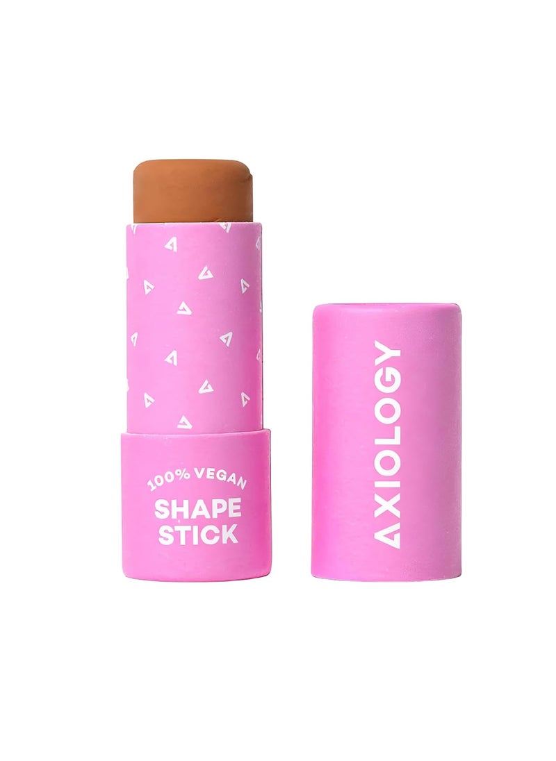 Axiology Shaping Stick for Definition Bronzing and Contour Foundation Shape Stick Cream Bronzer Pen Professional Face Shaping  Contouring Buildable Coverage Long Lasting Shade Cheeks Vegan Light