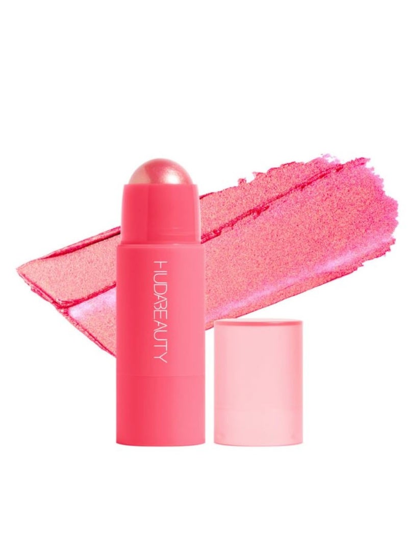 Huda Beauty Cheeky Tint Blush Stick  Proud Pink Cool Bubblegum Pink  017 oz  5 g