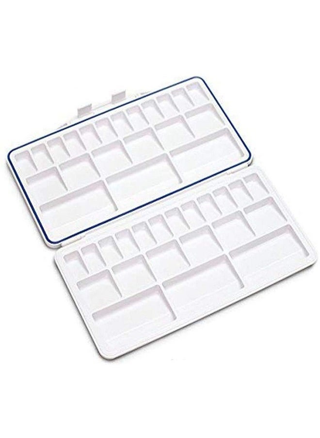 KABEER ART Air Tight Folding Colour Mixing Palette - 21 Paint Well