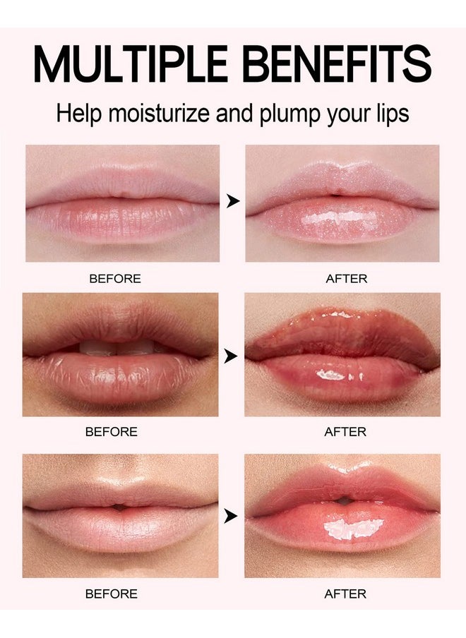 Easilydays Lip Plumping Booster, Spicy Lip Lipstick, Lifter Gloss, Hydrating, Volumizes & High-Shine Lip Plumping Lip Glass Mirror Lip Glaze Lip Makeup, Plump & Pout Lip Plumper for Women Girls (#02)
