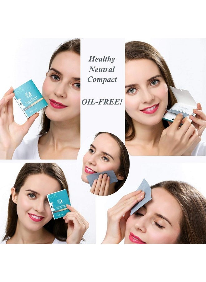 Premium Facial Oil Blotting Paper, 200 Counts - Natural Bamboo Charcoal Face Blotting Sheets, Easy Take Out Design - Top Handy Oil Absorbing Tissues - Oily Skin Care or Make Up Must Have!