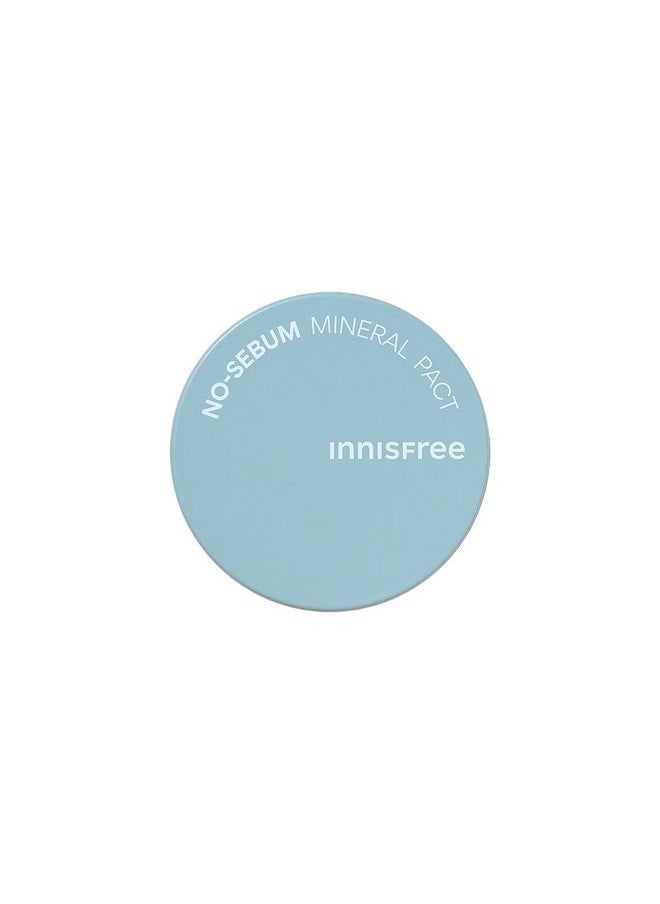 Innisfree No Sebum Mineral Natural Powder 8.5g | Korean Setting Powder for Face | Oil Control for Oily Skin, Makeup Fixer, Reduces Hair Greasiness, Mattifying, Long-Lasting, Compact, Loose Powder
