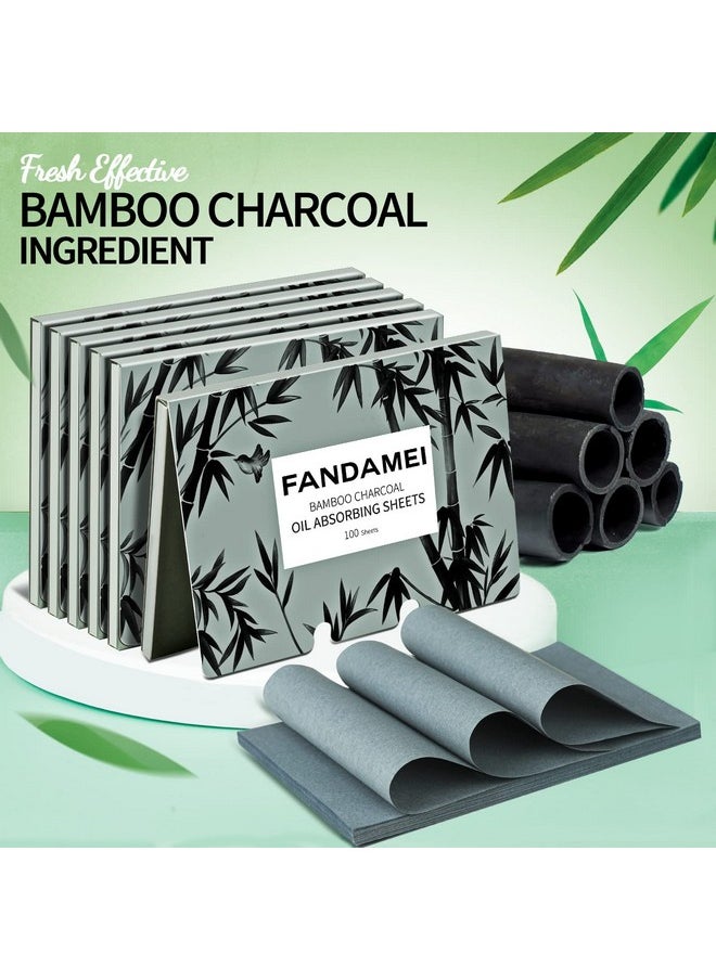 FANDAMEI 600 Counts Oil Blotting Sheets For Face, Oil Blotting Papers For Face, Blotting Paper for Oily Skin, Oil Control Film, Oil Absorbing Sheets For Face, Oil Absorbing Tissues