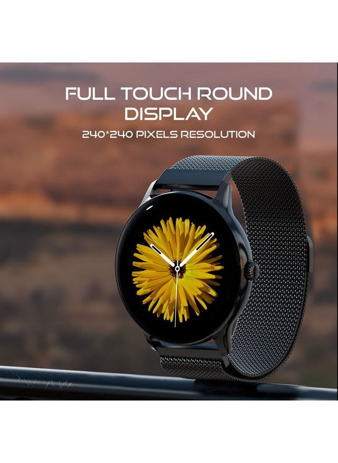 Fire-Boltt Phoenix Ultra Luxury Stainless Steel, Bluetooth Calling Smart Watch, AI Voice Assistant, Metal Body with 120+ Sports Modes, SpO2, Heart Rate Monitoring (Dark Grey)