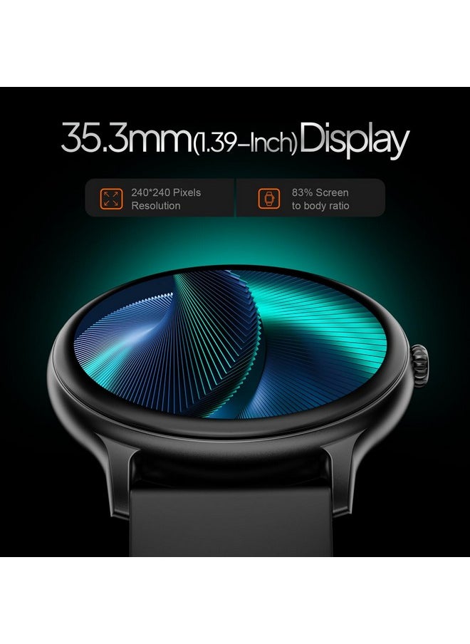 Fire-Boltt Phoenix Pro Smart Watch 1.39 inch Bluetooth Calling, AI Voice Assistant, Metal Body with 120+ Sports Modes, SpO2, Heart Rate Monitoring (Black)