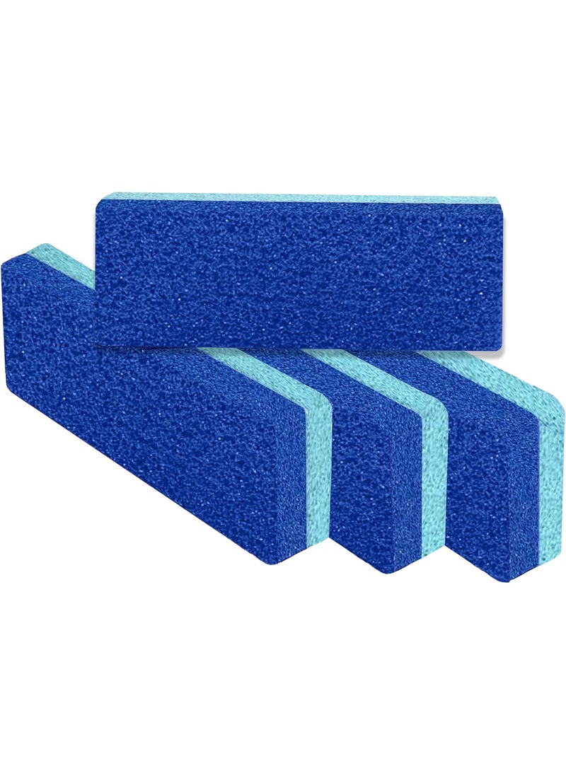 Love Natural Pumice Stone for Feet  Ultimate 2in1 Scrubber and Professional Exfoliating Rock for Feet Hands Body Care  Foot Stone for Dead Skin  Callus Removal Blue
