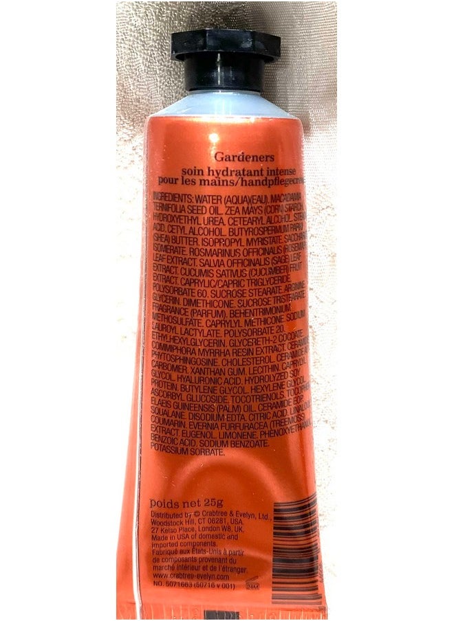Crabtree & Evelyn Gardeners Ultra Moisturising Hand Therapy .9 oz SET of 4