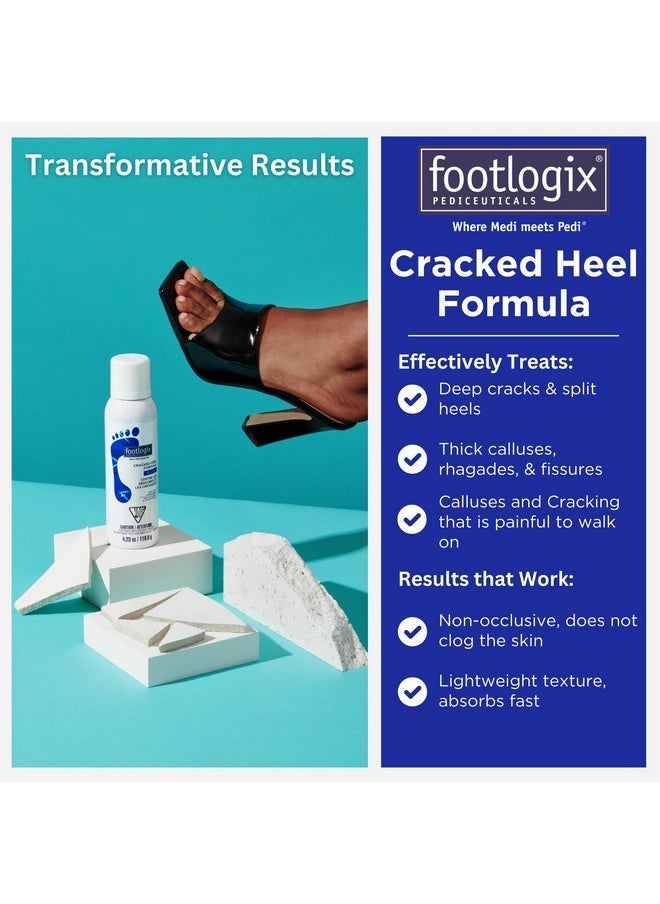 FOOTLOGIX Cracked Heel Formula, White 4.23 Ounce