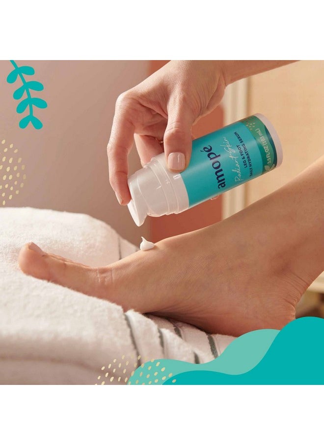 Amope Radiant Glowing Skin Leg & Foot Daily Hydrating Serum, 3.5 FL OZ, Body Lotion, Feet Cream, Moisturizer, Nourishing Complex of Collagen - Shea Butter - Vitamin E