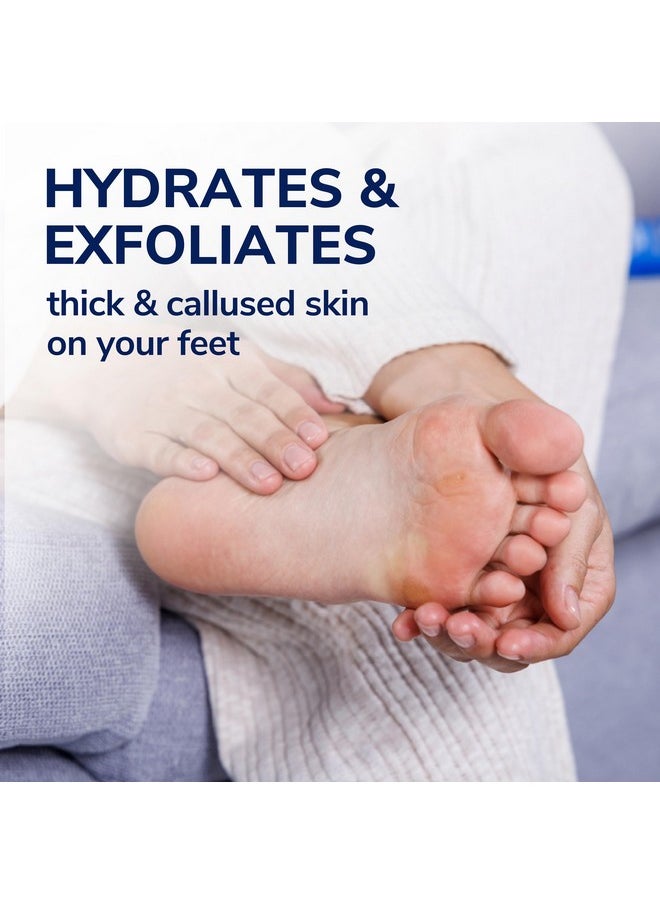 Dr. Scholl's Dry, Flaky Skin Remover Ultra Exfoliating Foot Lotion Cream, 3.5 oz, Moisturizer with Urea for Rough Dry Cracked Feet, Heal and Soothe for Healthy Looking Feet, Intensive Foot Skin Care