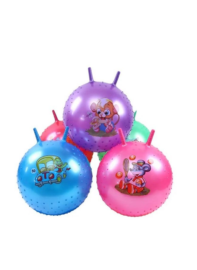 Chocozone Hopper Ball Toys for Kids Bouncing Ball Toys for 3+ Year Old Boys & Girls Random Design (45cm (3+ Years))
